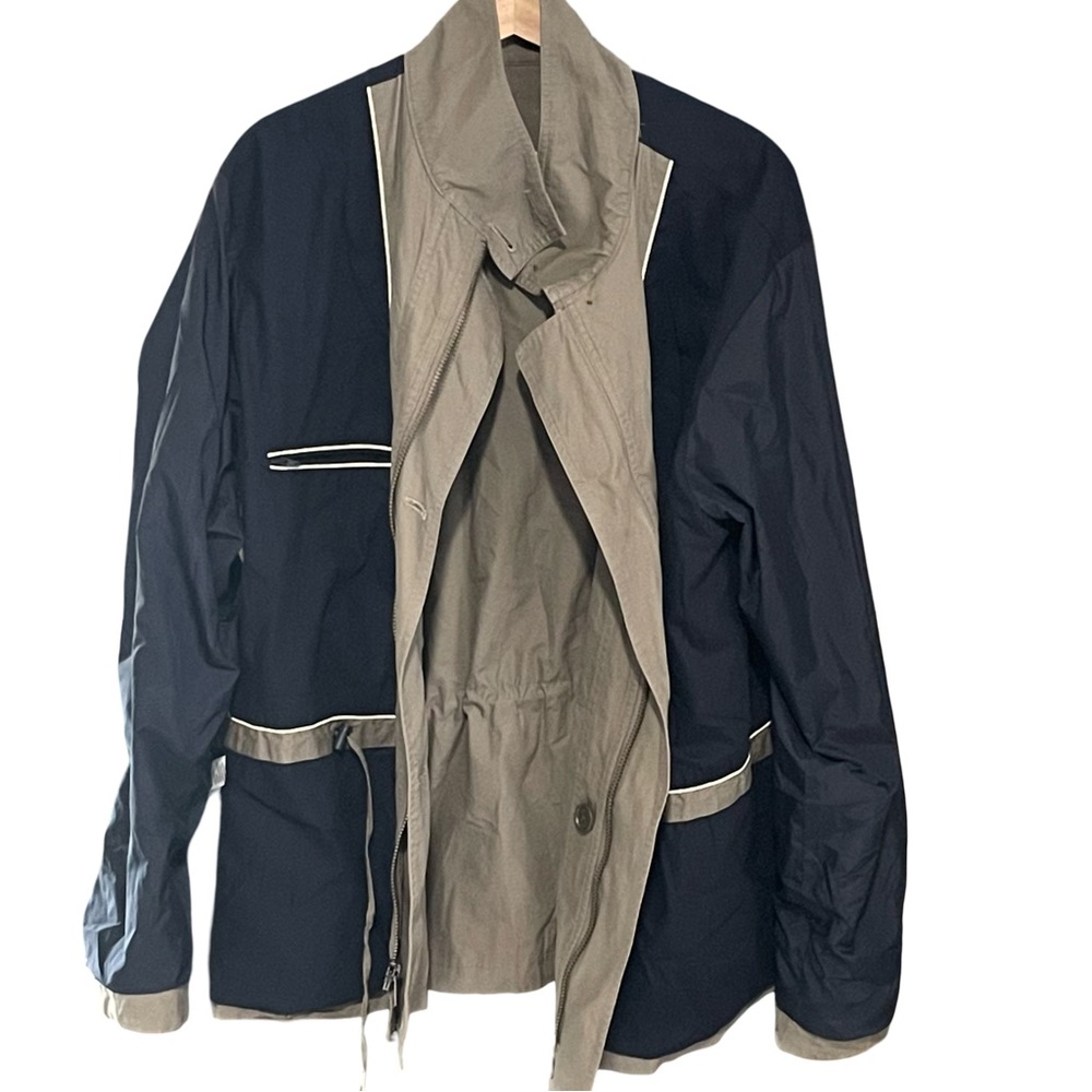 Lacoste Field Utility Jacket Devanlay Taupe Full Zip Men’s XL (54) - Picture 6 of 11
